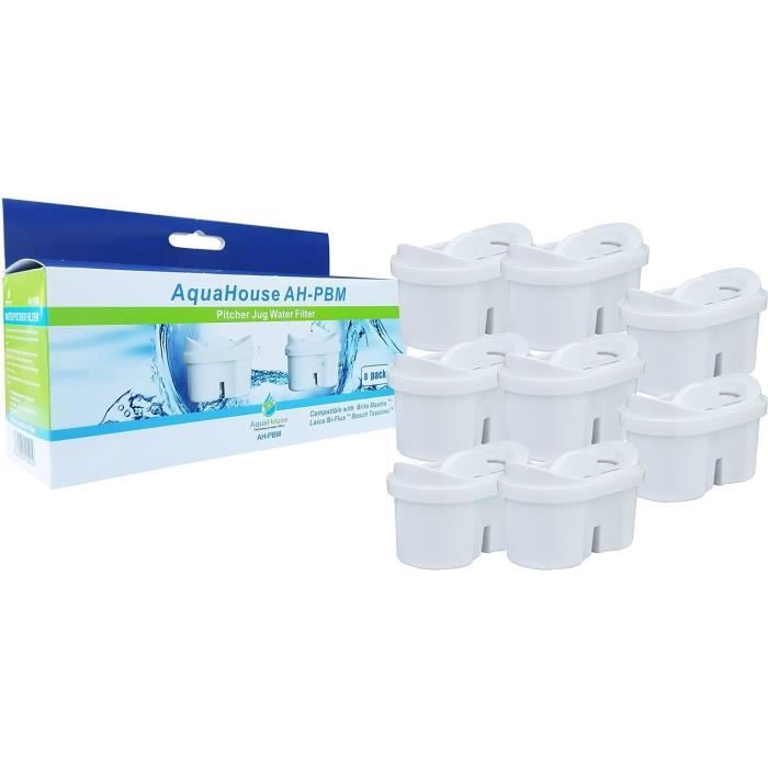 Lot De 6 Cartouches Filtre à Sédiments 10" - 5 Microns, Pour Osmose Inverse Et Filtration Eau