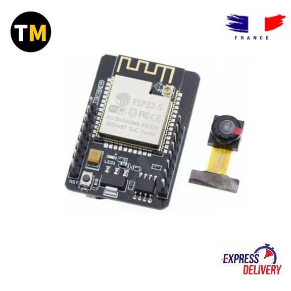 ESP32-CAM carte Développement ESP32 WIFI Bluetooth avec Camera et Antenne