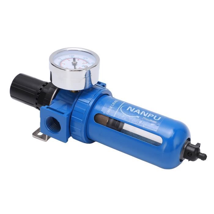 Régulateur De Filtre Combiné Rapidair NPT K93218 - 1 Pouce, Filtration 5 Microns, Pression 0-150 Psi, Bol Métal