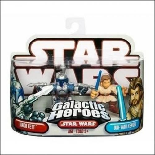 Star Wars Galactic Heroes Obi-Wan Kenobi et Jango Fett (Japon import