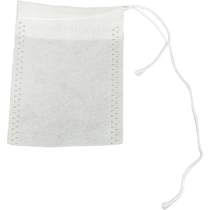 100 Sachets De Thé Jetables En Non-tissé - Avec Cordon De Serrage - Pour Thé En Vrac, Tisanes, épices - Lavable ? Non, Usage Unique