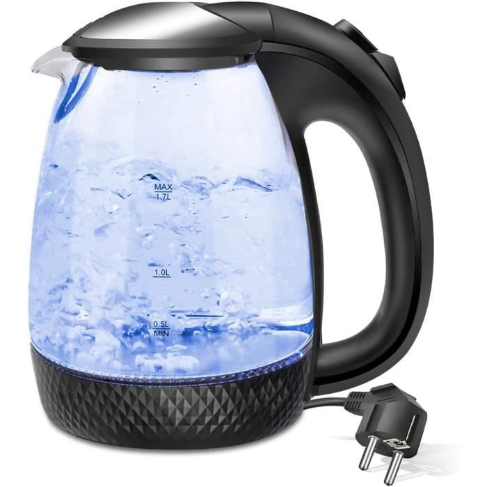 Bouilloire Électrique Sans Fil 1.7 Litre En Plastique, 2200 W, Vert, Sc