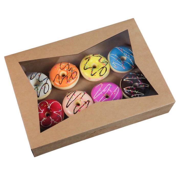 BAKELUV Lot De 25 Boîtes De Boulangerie De 20,3 X 20,3 X 6,3 C Avec