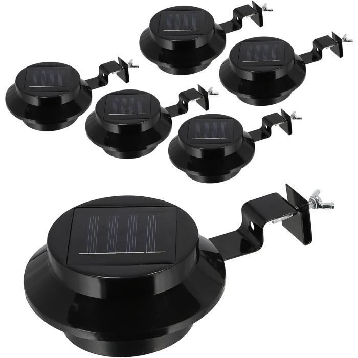 Lampes Solaires Citrouille Halloween - Lot De 6 - Déco Jardin Extérieur - Étanche IP65 - Charge Solaire