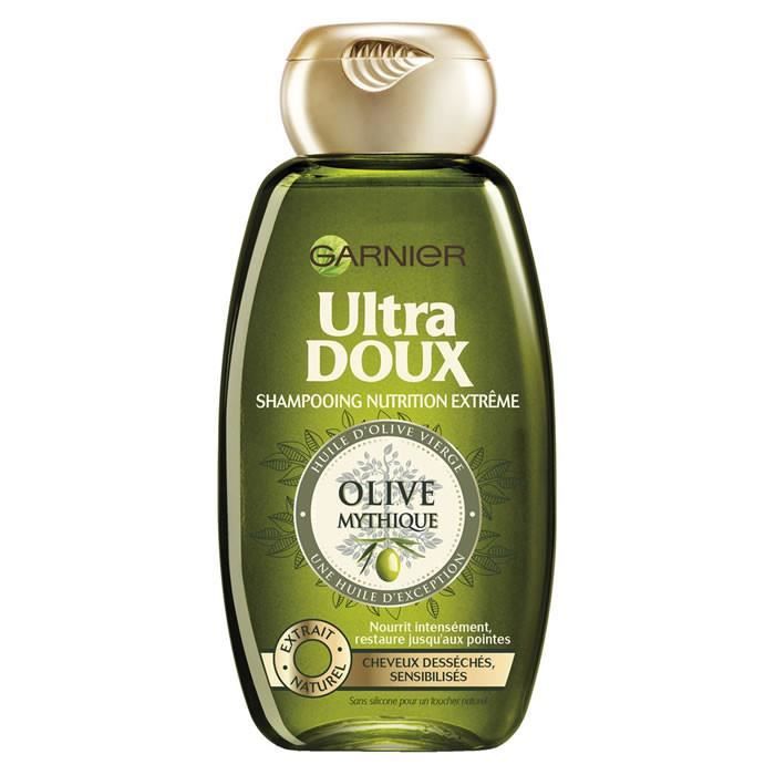 LOT DE 3 - ULTRA DOUX Shampooing nutrition Olive mythique 250 ml