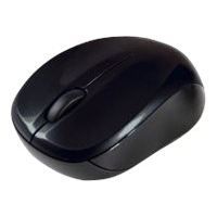 VERBATIM Mini Souris de voyage - Sans fil 3 Boutons - MAC - Noir