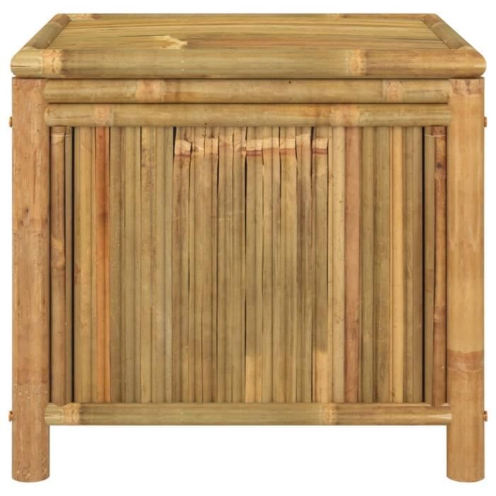 4 Boîtes De Rangement En Bambou - 31x31x20 Cm - Avec Couvercle Et Poignée - Pliables - Pour Placard, étagère, Salon - 7