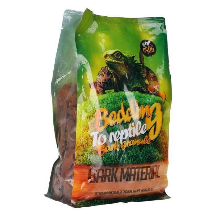 Comparer les prix de Vvikizy Chips d'écorce de forêt pour reptiles, substrat naturel pour reptiles, 650g