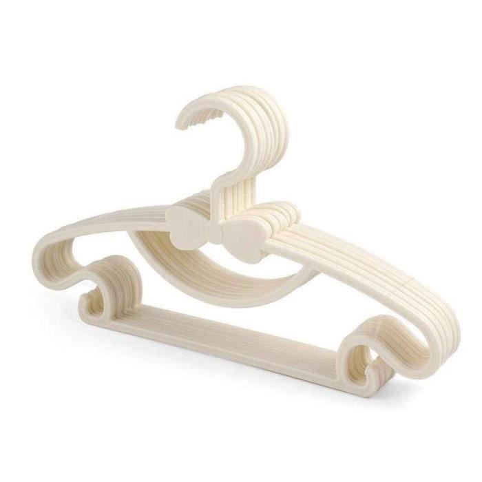 2 Portants De Poupée + 20 Cintres – Mini Présentation Vêtements – Blanc