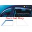 Jeu de 2 Déflecteurs de Vent Air Pluie Heko Seulement Pour le Modèle 5 Portes Tinted Easy to Fit 