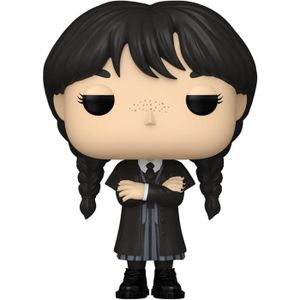 Figurine Minix Mercredi Addams En Chat - Collection Série Wednesday, 12 Cm, Sous Licence Officielle, Boîte De Présentation