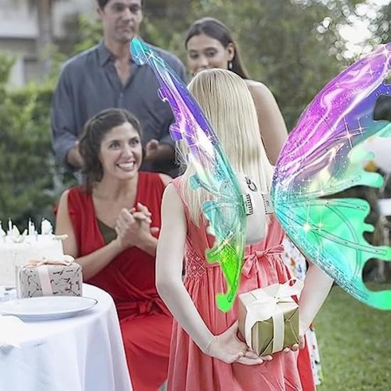 Ailes De Fée Lumineuses CEWROM - LED, Musique, Réglables Pour Enfants, Fêtes Et Carnaval