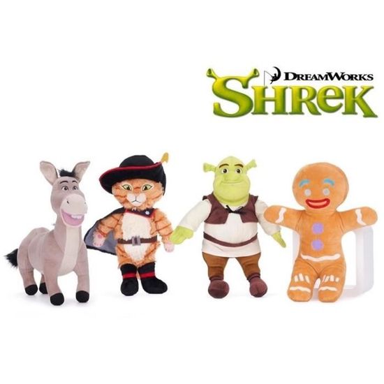 Maikerry Shrek Peluche Shrek 30,5 cm Animaux en peluche Shrek Jouet en  peluche pour enfants, cadeau pour fans d'anime, décoration d'Halloween
