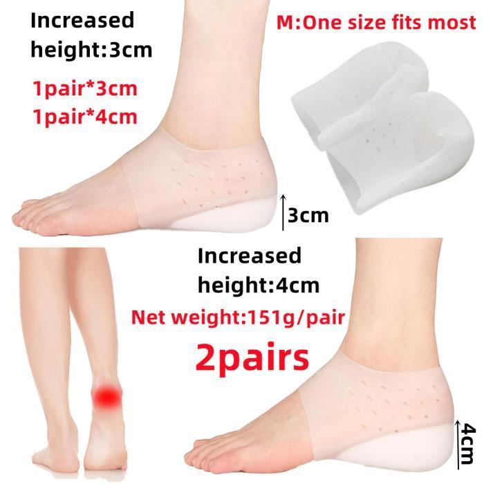 Semelles De Talon Pour Fasciite Plantaire - En Mousse PORON Et PU - Absorption Des Chocs 96% - Pour Douleurs Talon, épine Calcanéenne