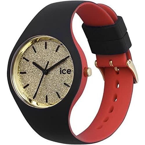 Ice Watch ICE loulou Gold Glitter Montre noire pour femme avec