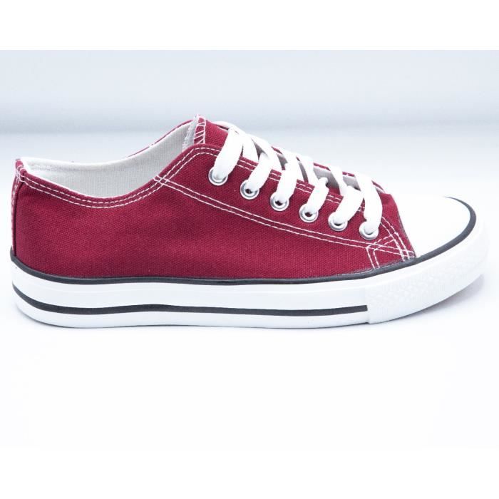 Basket tennis femme en toile semelle caoutchouc blanc 39 Marque