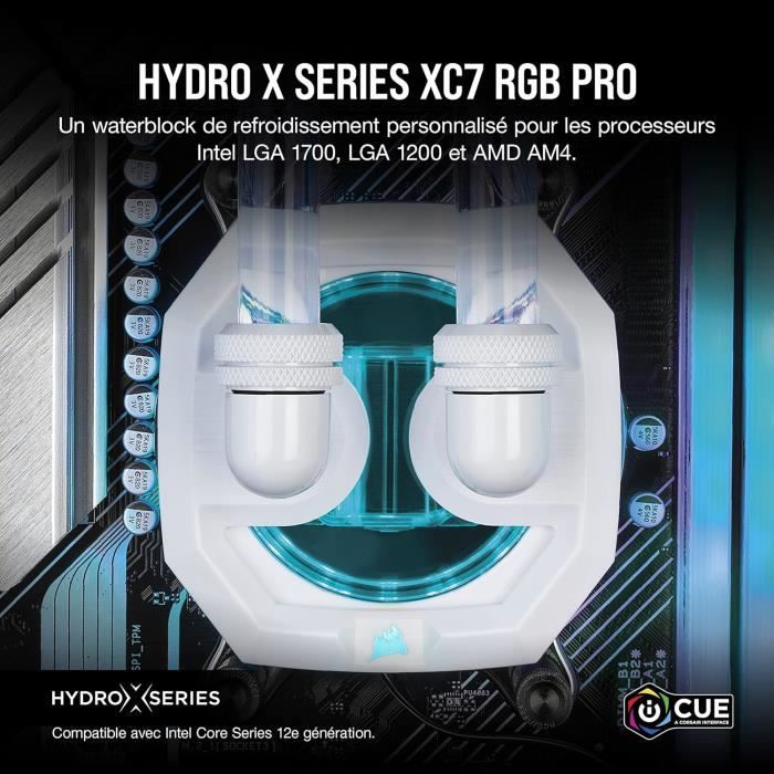 Hydro X Series Xc7 Rgb Pro Waterblock Pour Processeur Intel Lga 1700 ...