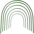 2.4 mm - 6pcs - Cerceaux de serre pour plantes, Tunnel de jardin, Support, outil pour fournitures agricoles d-2