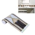 Fafeicy Autocollant PVC Autocollant Mural Auto‑adhésif Papier Peint à Taille de Plinthe Autocollant de Maison 15x500cm-2