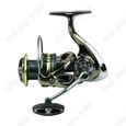 TD® Moulinet de pêche ligne de pêche roue rouet tige de mer roue métal tasse sans espace leurre de pêche à visser tige de mer-2