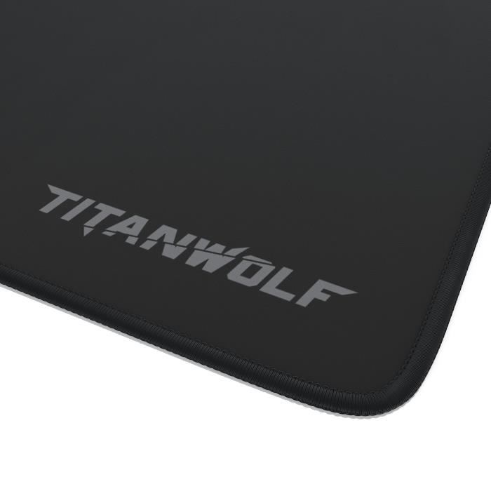 TITANWOLF - Tapis de Souris Gaming Global Wolf 900x400mm - sous-Main Bureau  Gamer Extra Large XXL en Tissu, Base antidérapante - Motif planisphère et  Loup - pour Tous Types de Souris et