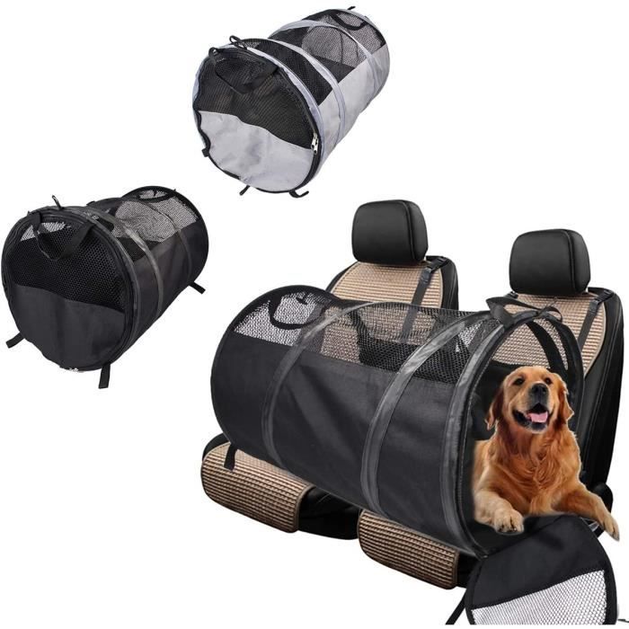 MaxxPet Banc pour chien pliable - banc de voiture - banc de voyage pour  chien - boîte de transport - panier de voyage - 82x58x58cm