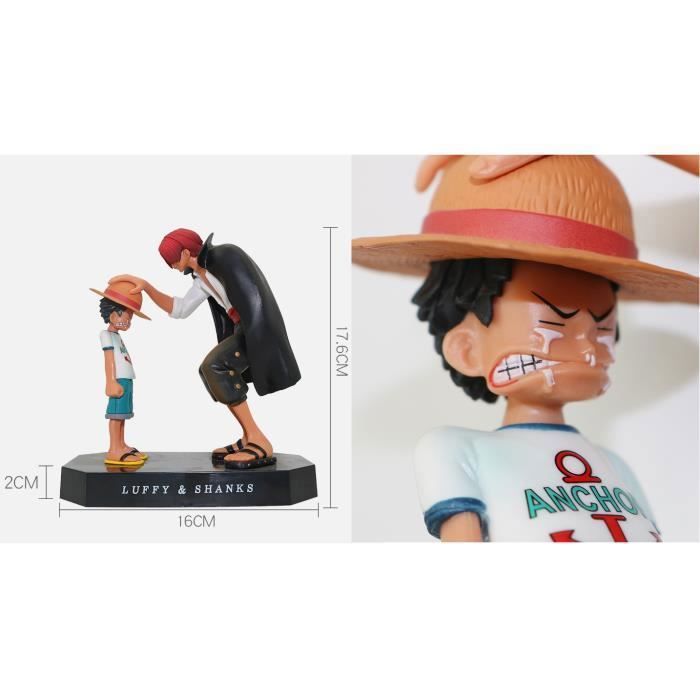 One Piece Figurine Luffy et Shanks Décoration dessin animé Collection modèle manga | Rakuten