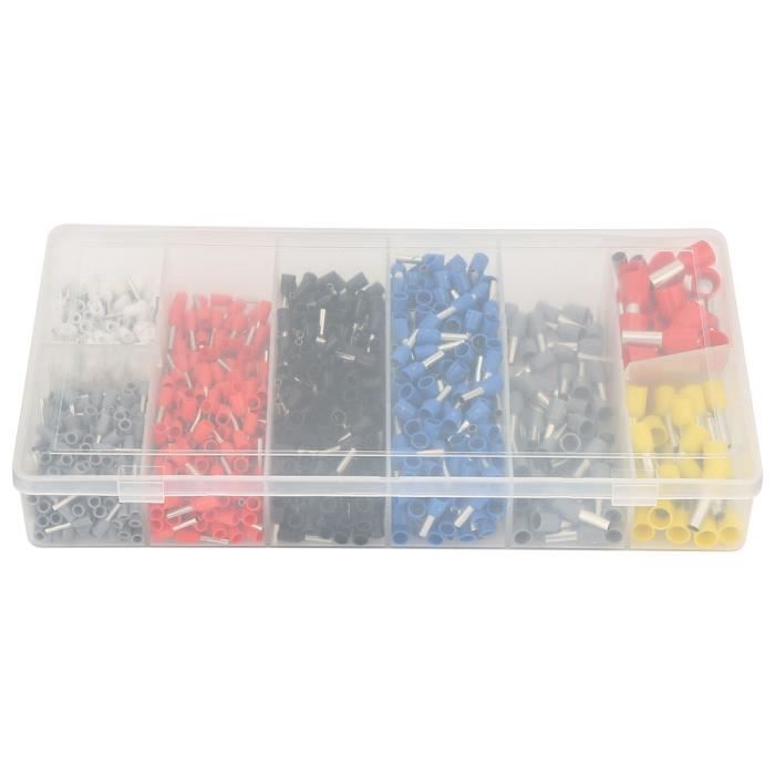 150 Pièces Bouchons à Sertir Fermés CE5X Pour Câbles 12-10 AWG - Connecteur Fil Nylon - Marque Uxcell