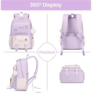 Cartable Sac à Cartable Collegienne Fille Cartable Scolaire