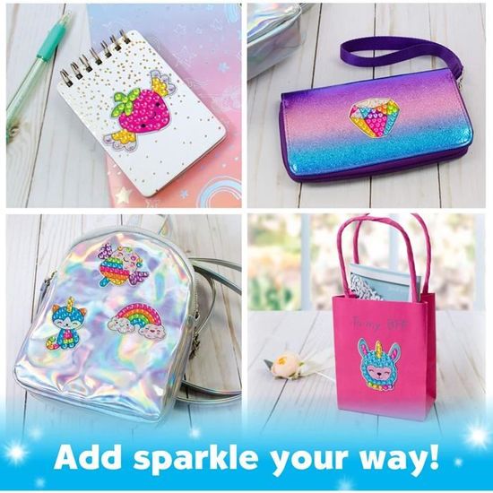 Kit Peinture Diamant Enfants – 10 Marque-pages Cheval à Décorer – Loisir Créatif Pour Filles 6-12 Ans