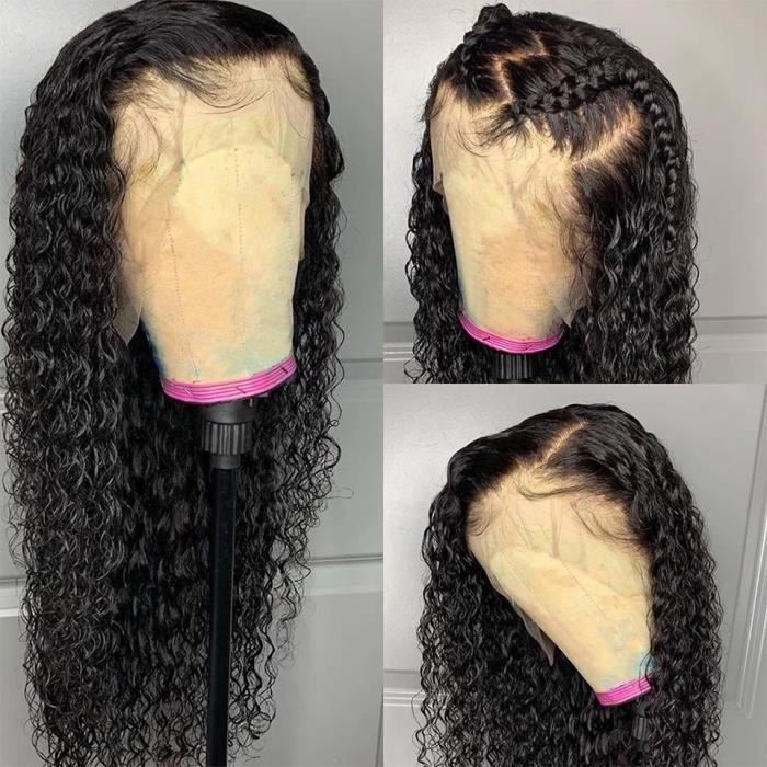 Perruque Femme Pas Cher Cheveux Humain Lace Frontal Pour Les Femme 13 4 Ondule VIPbeauty Hair 150 Densite Cdiscount Au quotidien