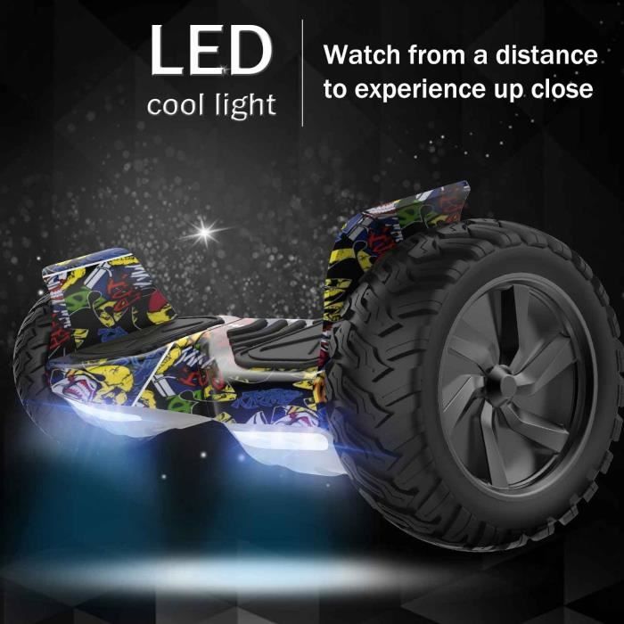 EVERCROSS Hoverboard Overboard Gyropode Tout Terrain 8.5