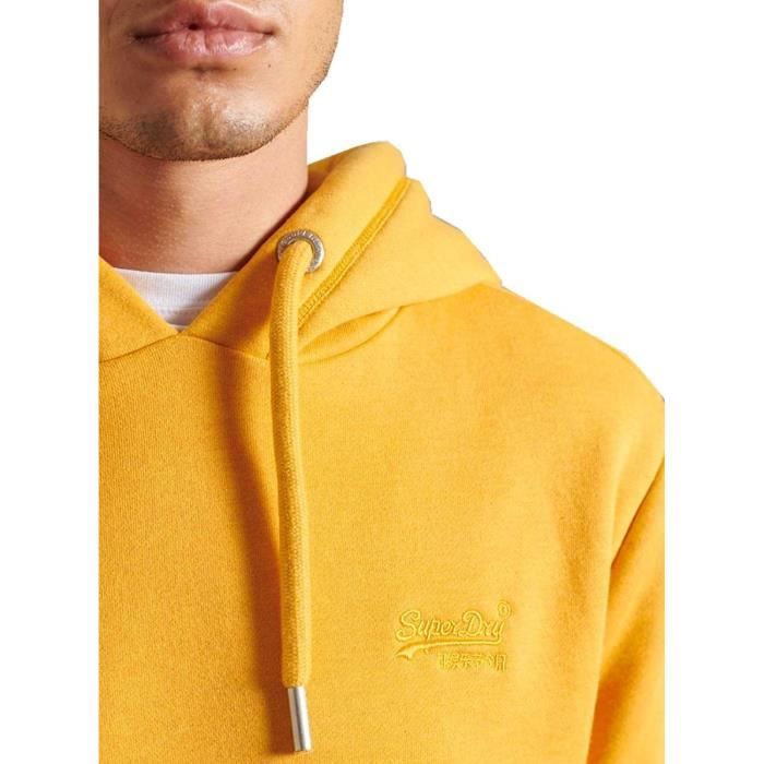 Sweat Superdry Logo Vintage Jaune Homme Jaune Cdiscount Pr t