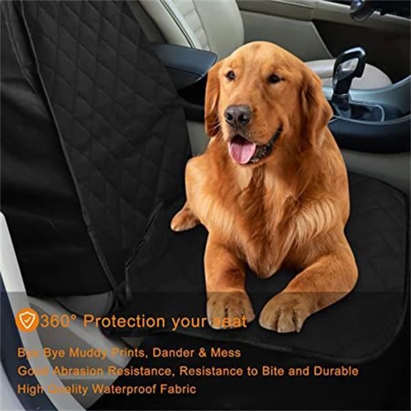 2 Housses D'appuie-tête Voiture Motif Chien - Tissu élastique Universel - Décoration Fun Et Protectrice Pour SUV Et Voitures