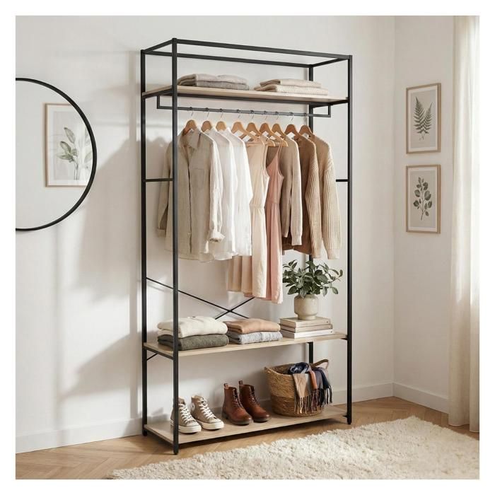 ZERDER ZER-010 Portant à Vêtements Robuste Pour Vêtements