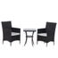 Ensemble Salon De Jardin 2 Places 2 Fauteuils Et Table Basse
