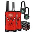 Talkie-walkie - Flyweight Kingen - kit 8-pièces :  boussole + badge d'agent - Rouge-0