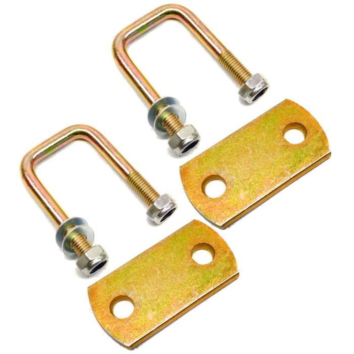 M10 80mm x 75mm boulon en U//N-Bolt pour remorque 1 paire avec des /écrous UBR13 HAUTE R/ÉSISTANCE