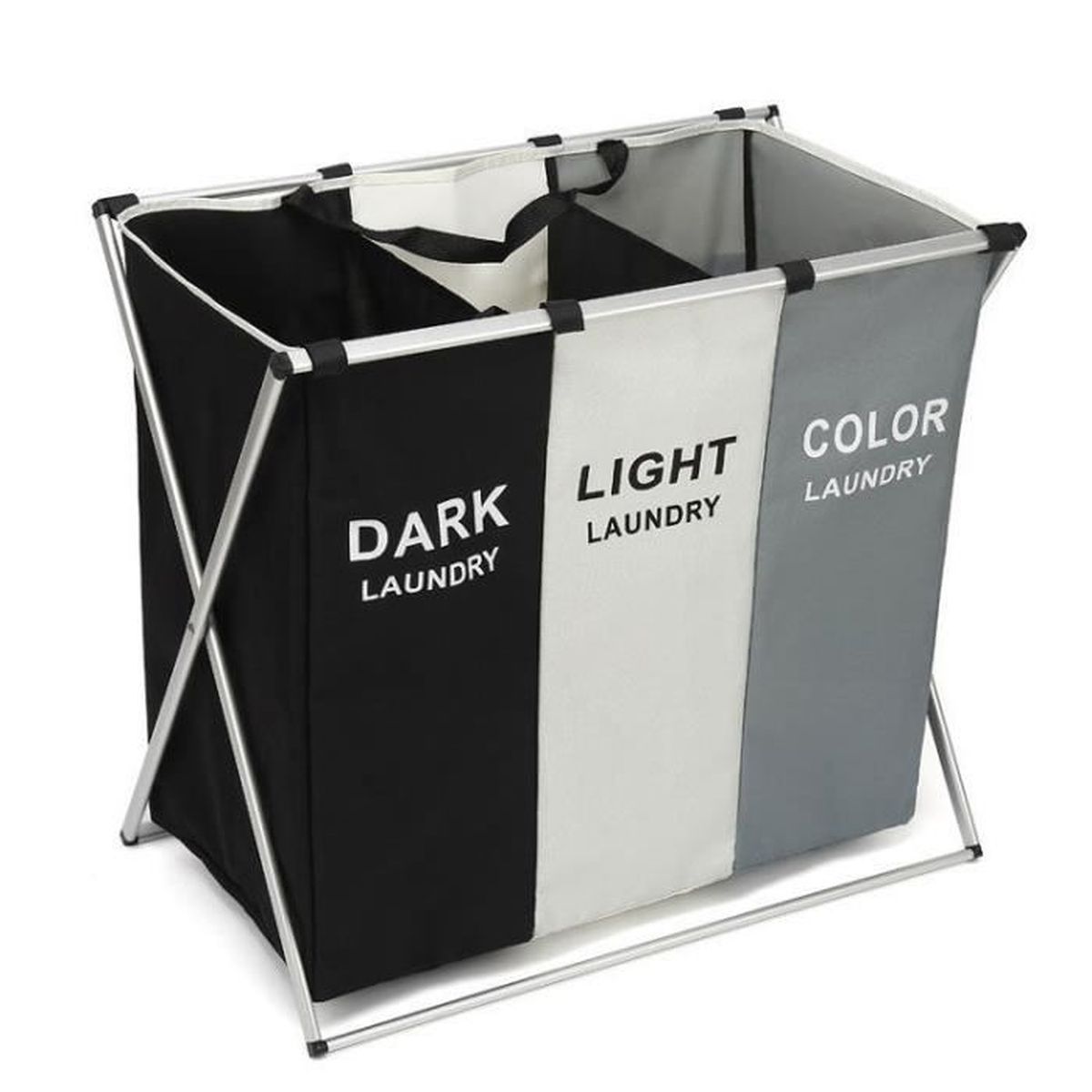 Panier De Rangement Pliable En Feutre Avec Cygne 3D - Pour Chambre D'enfant, Jouets, Linge - Gris, 40x35 Cm Environ - 7