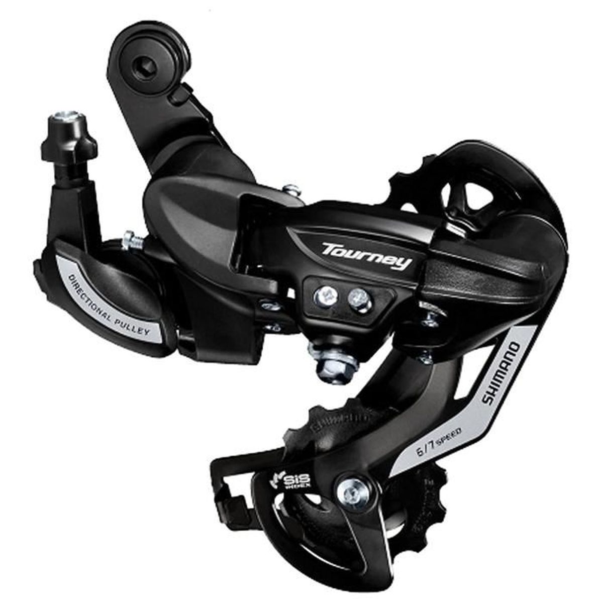 Dérailleur Arrière Shimano Tourney RD-TY21B - Cage Courte, 6/7 Vitesses, Compatible Avec TX31, TX51, TX71, TZ50