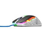 Souris gaming Xtrfy M4 - Street Edition Blanc & Noir - Ultra légère - RGB - 16000 DPI