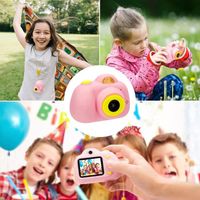 Appareil photo numérique pour enfants YunLone 1080P avec carte 32G,autoportraits,zoom 4X,filtre,jouets cadeaux pour garçons fille