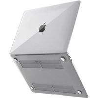 Coque MacBook Air 13'' 2018 Protection Antichoc Polycabonate Rigide Transparent Blanc