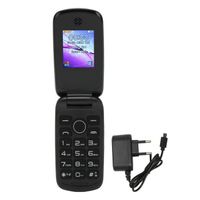 Téléphone à Clapet Multifonctionnel - Omabeta - Haut-parleur Puissant - Fonction SOS - ABS - 1200mAh