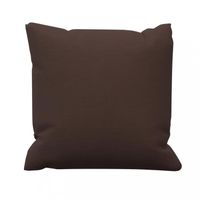 Coussin en coton 40x40 cm PANAMA brun, par Soleil d'Ocre