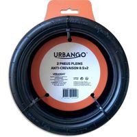 Pneus Plein URBANGO - Haute Qualité - Anti-Crevaison - Compatible XIAOMI MIJA/M365