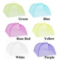 GL02482-Tente anti mouches et anti moustiques. couvertures alimentaires pliables en maille. tente dôme. parapluie. protection pour