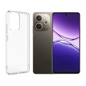 Coque Noire Motif Tête De Mort Love Pour Oppo A5 Pro 4G/5G - TPU, Fixation Clip, Neuve