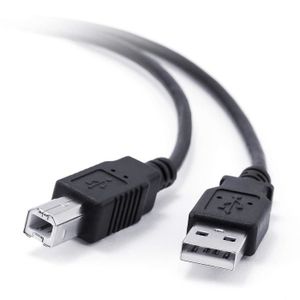 Câble imprimante USB 2.0 Nylon tressé 1,5m LinQ, Port USB Type B pour  Scanner et Table de mixage - Français