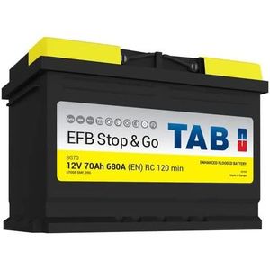 BATTERIE VÉHICULE Stop Efb Sg70 Batterie Voitures 12 70ah 680 Amps (